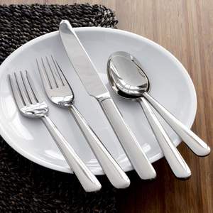 Juego de Cubiertos de Acero Inoxidable Resistente, Utensilios de Comedor Duraderos con Acabado Elegante Tipo Espejo, Perfecto para la Mesa de la Cocina o Restaurante - Product Image 2
