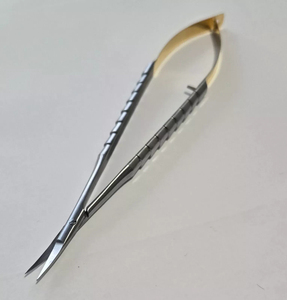 Ciseaux à ressort professionnels, micro-ciseaux en acier inoxydable, design moderne et logo personnalisé, haute qualité - Product Image 1