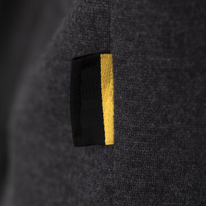 2026/27 arrival Unisex Oversized Hooded Sweatshirt Solid <b>Black</b> French Terry Casual Autumn Hoodie Pocket Design Regular Sleeve - Product Image 2