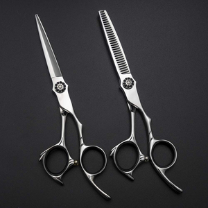 Kit de Barbería Profesional de Acero Inoxidable de Grado Quirúrgico, Kit de Peluquería Personalizado de 2 Piezas con Estuche de PU - Product Image 4