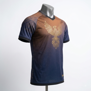 ชุดเสื้อฟุตบอลผู้ใหญ่คุณภาพพรีเมียม พิมพ์ลายดิจิตอลแบบซับลิเมชั่นตามสั่ง แห้งเร็ว ระบายอากาศได้ดี ยืดได้สี่ทิศทาง สำหรับทุกเพศ - Product Image 3