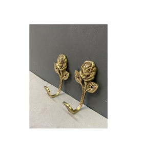 Crochets muraux modernes en laiton, organisateur mural, support de suspension décoratif durable pour la maison et le bureau - Product Image 2