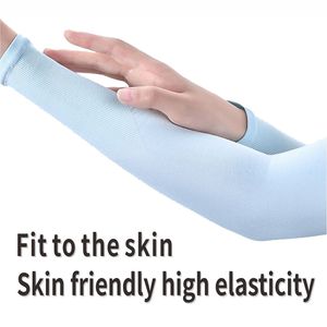 Manches de bras sans couture blanches, personnalisées, imprimées, anti-UV et rafraîchissantes pour l'été - Product Image 6