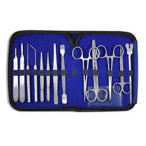 ชุดเย็บแผลสำหรับนักศึกษาแพทย์ REGENSIS SURGICAL RS-SS-13 สำหรับการผ่าตัดเล็ก 9 ชิ้น ทำจากสแตนเลสสตีล ใช้งานด้วยมือ นำกลับมาใช้ใหม่ได้ คุณภาพสูง สำหรับฝึกหัด - Product Image 1