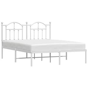 Base de Cama Doble de Acero con Recubrimiento en Polvo Blanco, Categoría de Productos de Camas Metálicas - Product Image 3