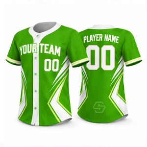 Maillot de baseball personnalisé 100% polyester, logo personnalisé, unisexe adulte, séchage rapide, respirant - Product Image 5
