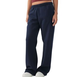 Pantalones Deportivos de Pierna Ancha para Mujer, Cintura Alta, Corte Holgado, Algodón, Pantalones Casuales para Descansar, Logotipo Personalizado OEM, Venta al Por Mayor - Product Image 4