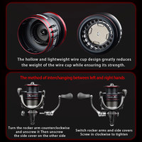Reel Baitcasting Takuma P1+ 8+1 Bantalan Bola Sistem Drag Kuat Kapasitas Multi-Line Reel Lemparan Jauh Halus Tangan Kiri