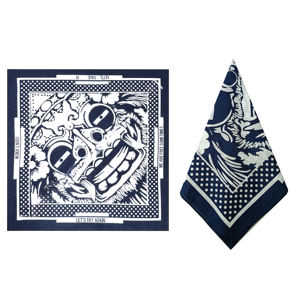 Pañuelo de Sol para Mujer al por Mayor, Personalizado, Transpirable, Multifuncional, de Algodón para Exteriores, con Estampado Digital de Personajes y Cuadros Estilo Western - Product Image 1