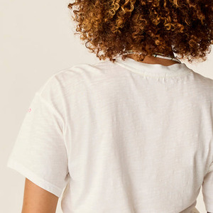 Camiseta Corta Estampada para Mujer, Personalizada, Informal, de Poliéster/Algodón, Manga Corta, con Diseño Gráfico, Ropa Personalizada al por Mayor - Product Image 5