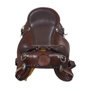 Sillín de Cuero Suave Occidental Hecho a Mano para Montar a Caballo, Diseño Profesional, Proveedor de Sillines de Cuero Duradero - Product Image 4