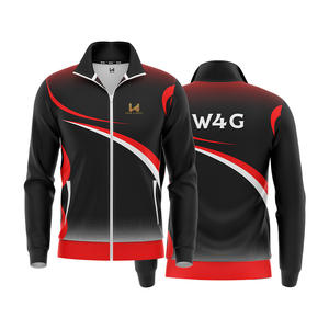 Blouson Bomber Unisexe Personnalisé W4G de Haute Qualité pour l'Athlétisme, Entièrement Zippé, Coupe-Vent, Respirant, en Polaire Écologique - Product Image 4