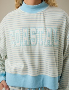 เสื้อสเวตเชิ้ตคอเต่าแขนยาวทรงโอเวอร์ไซส์สำหรับผู้หญิง พิมพ์ลายโลโก้ตามสั่ง สไตล์สตรีทแวร์ ขายส่งสำหรับฤดูใบไม้ร่วงและฤดูหนาว - Product Image 4