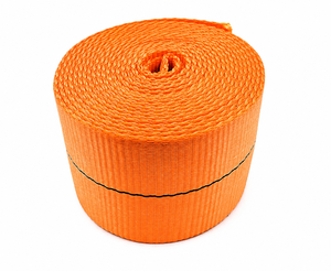 Rouleau de sangle en polyester 100 mm pour levage industriel, textile industriel de qualité supérieure, haute performance en traction, fabrication sous marque privée - Product Image 5
