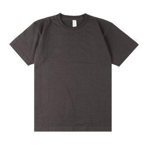Custom Front Logo Summer Men's Pure Cotton Knitted <b>Boxy</b> <b>T</b>-<b>shirt</b> Sports Outdoor Breathable Solid Color Regular Fit - Product Image 1