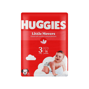 Pañales Desechables Suaves y Delicados, Huggies Little Movers, Clínicamente Probados para Piel Sensible - Product Image 2