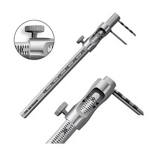 <b>Sliding</b> Caliper Round Gauge 5 Inch Straight 0-80mm Precision Dental Implantology Measuring Instrument Stainless Steel Accurate - Product Image 1