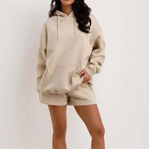 Sudadera con Capucha para Mujer, Tejido de Algodón Suave, Cómoda, Ligera, Corte Holgado, Estilo Casual, Sudadera Informal, OEM - Product Image 2