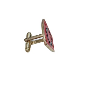 Mancuernillas personalizadas de metal esmaltado con acabado brillante en negro, níquel, oro, plata y cobre. - Product Image 3