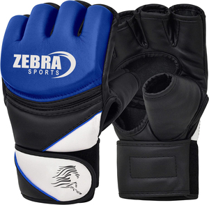 Long Wrist Strap Hook-and-Loop Closure Training Boxing Gloves for Men Women Inner Half Finger Gel Material Protective Martial - Product Image 2