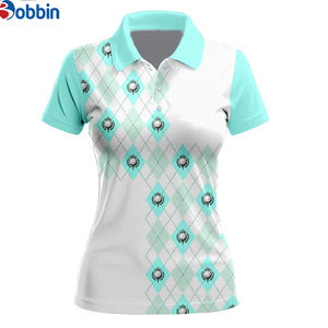 เสื้อโปโลแฟชั่นผู้หญิง ดีไซน์ใหม่ล่าสุดสำหรับชุดกีฬา  รับสั่งทำแบบซับลิเมชั่น พิมพ์ลาย ปักลาย ระบายอากาศได้ดี เหมาะสำหรับกีฬาเทนนิสและกอล์ฟ - Product Image 6
