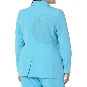 Blazer Jack Jill pour homme, 100% coton, col en V, veste cintrée, élégante, formelle, pour le bureau, coupe structurée, blazer élégant - Product Image 2
