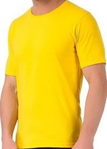 Camiseta de Punto para Hombre, Cuello Redondo, Corte Ajustado, Manga Corta, Uso Diario, con Logotipo Frontal, Transpirable y de Secado Rápido, Mezcla de Poliéster/Algodón - Product Image 2