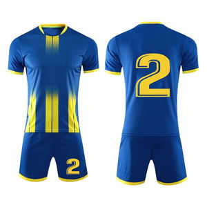 Tenue de football OEM ODM, dernier style, ensemble uniforme de football en gros, haute qualité, respirant, doux, manches courtes pour adulte - Product Image 5