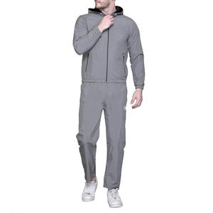 Conjunto deportivo para hombre, chándal con cremallera, de algodón, para correr, ropa deportiva con cremallera, chándal de invierno, chándales con logo personalizado para hombre - Product Image 1