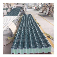 Tejas de PVC resistentes al calor, tradicionales para apartamentos, láminas corrugadas para techos de 1050 mm, tejas de resina sintética ASA.