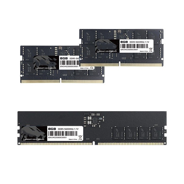 DDR5 ECC Laptop RAM-High-Speed 4800-6000MHz 16GB/32GB Stock Available Lifetime Warranty