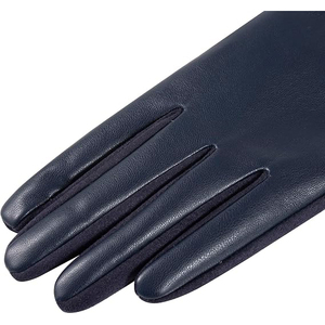 Fashionable Womens Long Leather <b>Gloves</b> With Fringe Details And <b>Warm</b> Lining For Winter Evening Events - Product Image 3