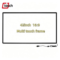 Écran tactile infrarouge multi-touch 42 pouces 16:9 avec cadre USB