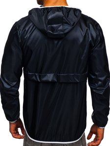 Vestes coupe-vent pour hommes tendance, couleur personnalisée, tissu en toile à séchage rapide avec fermeture éclair - Product Image 2