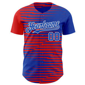Uniformes de Béisbol Sublimados Personalizados al por Mayor, Camisetas de Equipo - 100% Poliéster Transpirable de Secado Rápido con Cuello en V y Manga Corta - Product Image 3