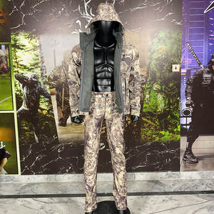 Veste de chasse pour hommes de haute qualité, imperméable, isolée, avec fermeture éclair à l'avant, polaire intérieure, tactique, équipement de chasse - Product Image 3