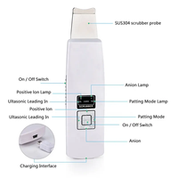 Appareil de beauté pour éliminer les points noirs et les points blancs, machine de salon de beauté pour le nettoyage en profondeur, exfoliant électrique pour la peau, spatule faciale pour usage domestique