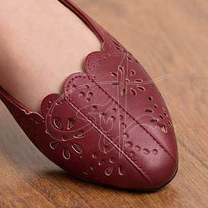 Escarpins pour femmes en similicuir de qualité supérieure, durables, à enfiler, avec couleur et taille personnalisables et marque privée - Product Image 6