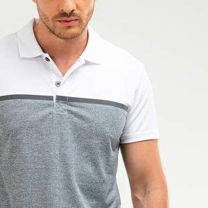 Polo homme moderne en mélange de coton, respirant, toucher doux, manches courtes, col classique, vêtement décontracté pour homme, en solde. - Product Image 5