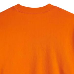 เสื้อสเวตเชิ้ตคอกลมคลาสสิกสำหรับผู้ชาย สีส้ม ผ้าฝ้ายพรีเมียม แขนยาว สวมใส่สบาย เหมาะสำหรับทุกวัน สไตล์สตรีทแวร์ - Product Image 5