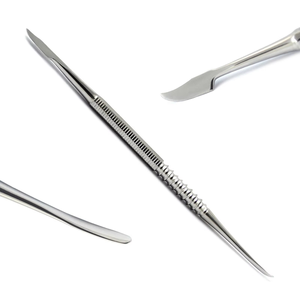 Ensemble de spatules dentaires manuelles en acier inoxydable professionnel, instruments chirurgicaux réutilisables de haute qualité, certifiés CE - Product Image 4