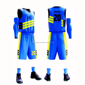 เสื้อบาสเก็ตบอลพิมพ์ซับลิเมชันน้ำหนักเบาดีไซน์ทีมออกแบบได้ตามที่ต้องการ - Product Image 2