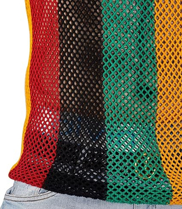 Wholesale Low Price <b>Men</b> Tank Top Breathable Mesh Fitness <b>Singlet</b> Custom Logo Design Low MOQ New Design Vest <b>For</b> Online Sale - Product Image 6