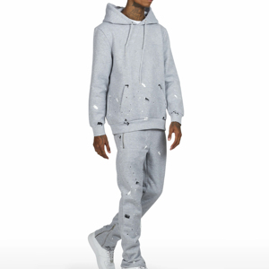 Survêtement de sport confortable personnalisé 2025, style tendance, 100% coton respirant, imprimé, pour hommes, jogging et entraînement - Product Image 3