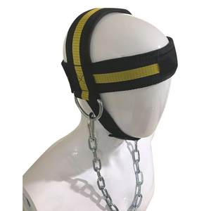 Commercial Gym <b>Head</b> Harness for Neck Workout Strength <b>Training</b> Equipment with Padded Support and Strong Metal Chain System - Product Image 4