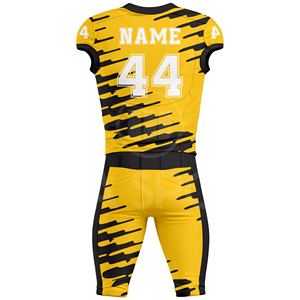 2026 Custom American Football Uniform Jersey <b>Pants</b> Set Half Breathable Eco-Friendly Polyester <b>Mesh</b> Moisture Wicking Team Kit OEM - Product Image 3