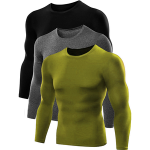 Rashguard Homme Qualité Supérieure Personnalisable Logo Tissu Extensible Séchage Rapide Respirant UPF50+ Écologique pour MMA BJJ Gym OEM ODM - Product Image 2