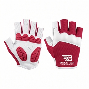 Guantes de Ciclismo Industriales Optimal Bolster, Medios Dedos, Transpirables, Antideslizantes, con Patrón de Tejido y Recubrimiento de Poliuretano - Product Image 1