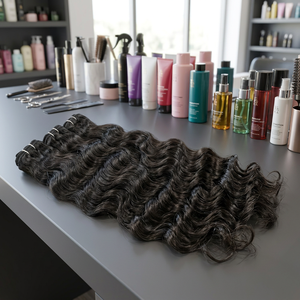 Extensiones de Cabello Humano Virgen Ondulado Profundo, Suaves, de Doble Trama, Tejido a Máquina, Paquetes de Extensiones de Cabello Ondulado Profundo - Product Image 5
