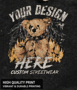 T-shirt graphique vintage délavé à l'acide, coupe oversize et épaules tombantes, style boxy, impression de logo personnalisée, streetwear épais, vente en gros - Product Image 4